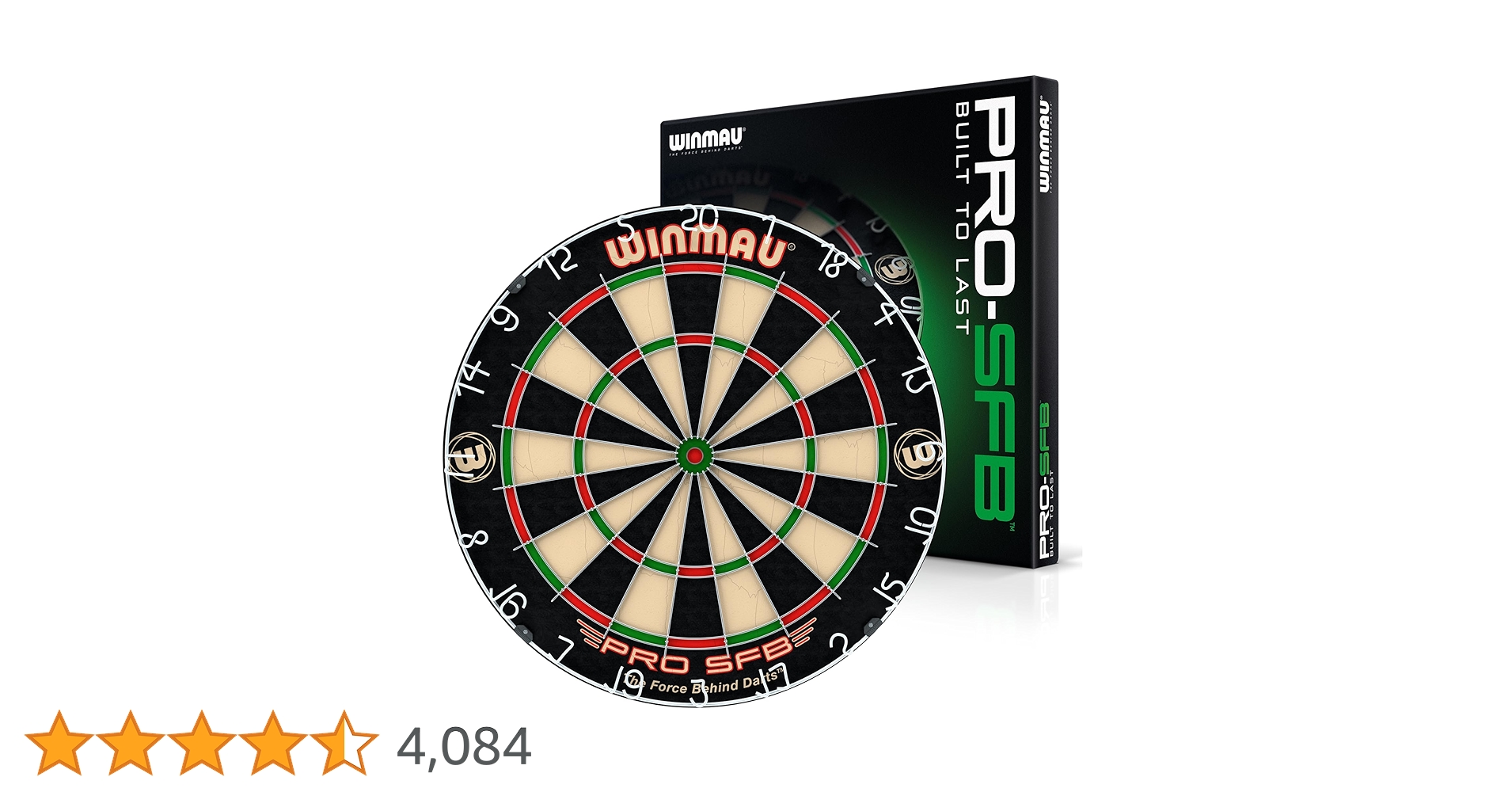 WINMAU PRO SFB ハードダーツボード Winmau Pro SFB Dartboard - Tournament-Quality, Endorsed by